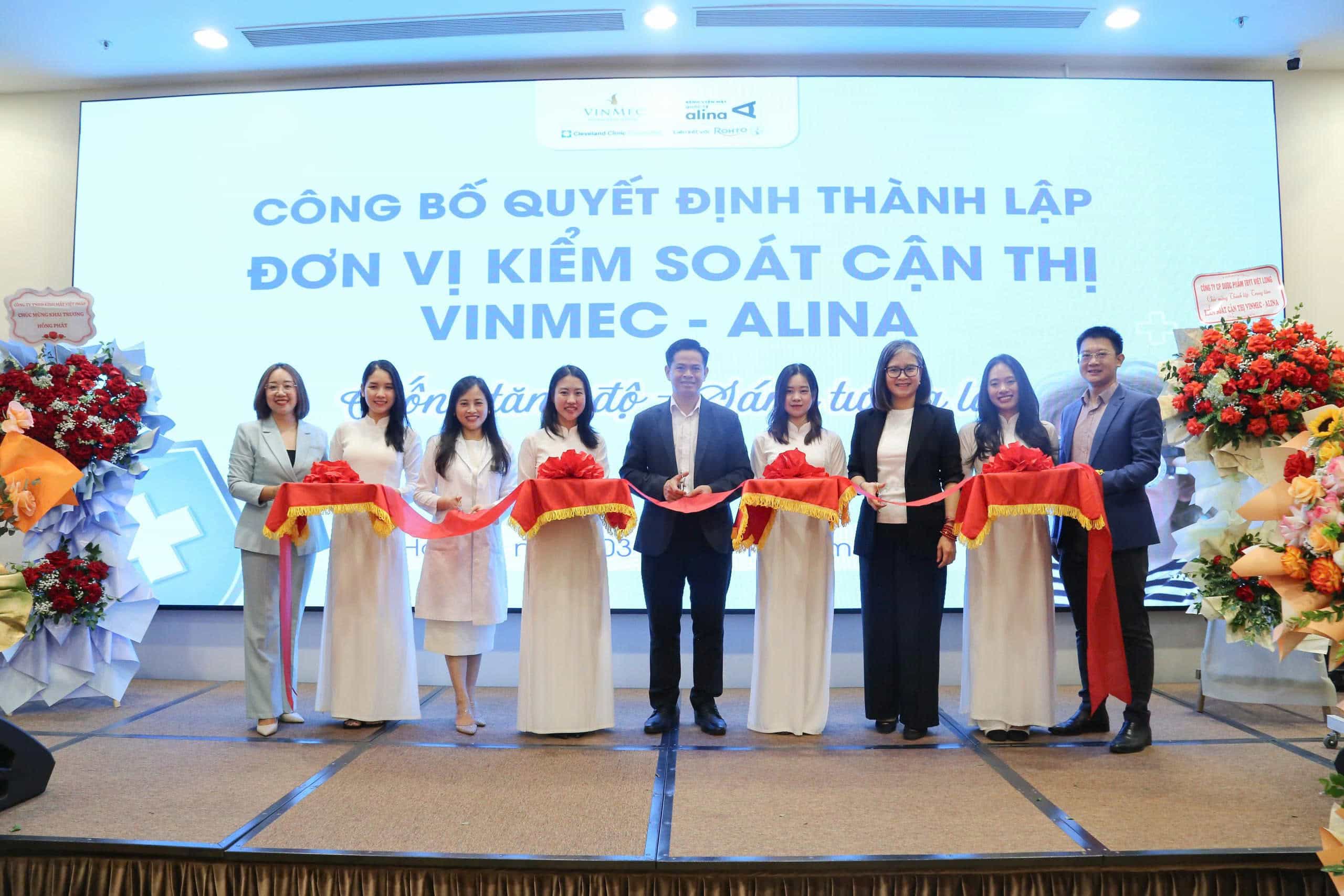 Lễ công bố quyết định thành lập Đơn vị Kiểm soát cận thị Vinmec - Alina