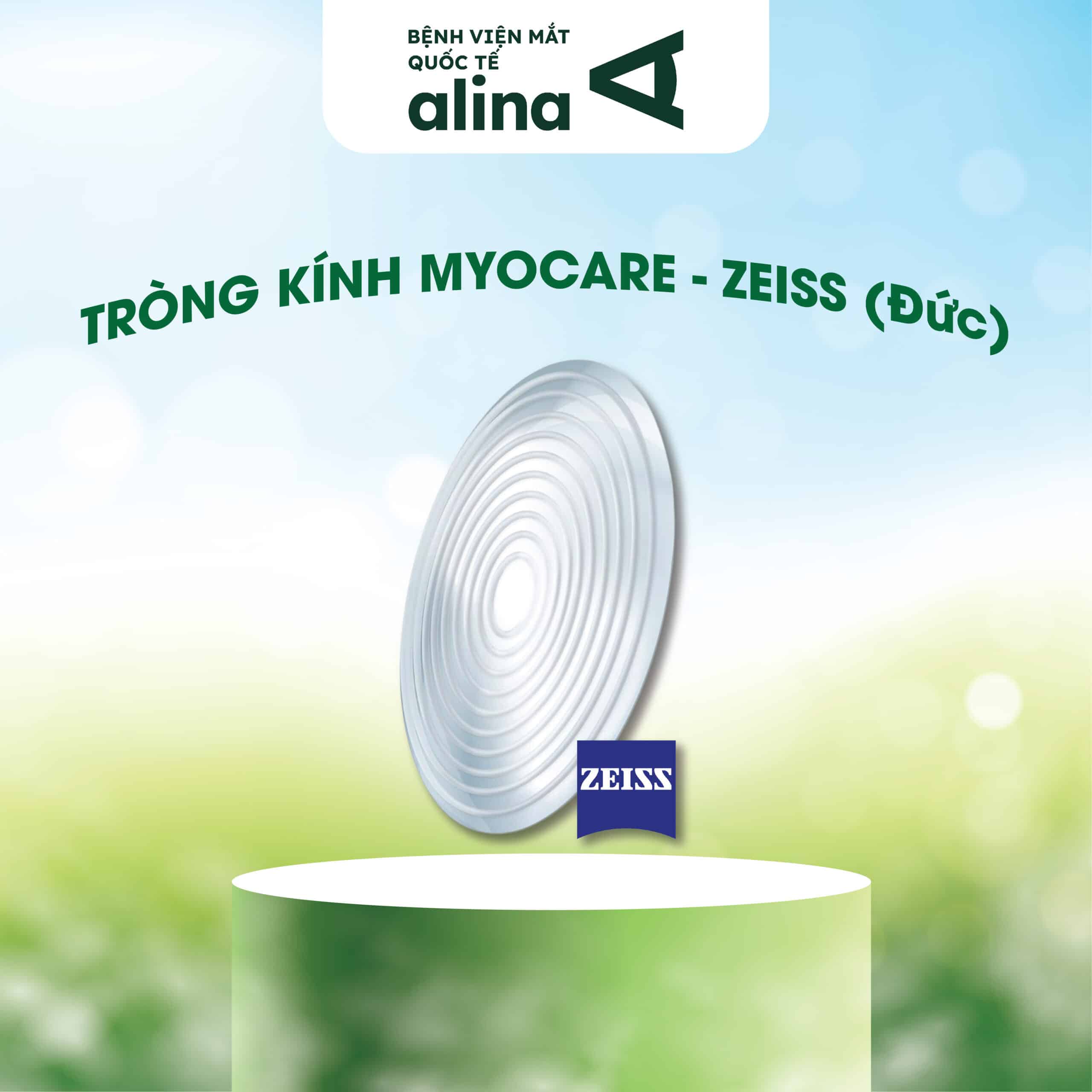 Tròng kính kiểm soát cận thị MyoCare – ZEISS (Đức)