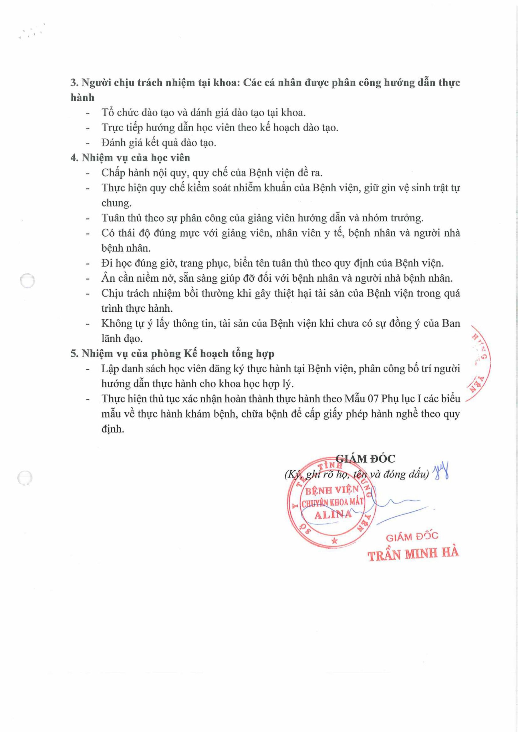 Alina công bố cơ sở đủ điều kiện hướng dẫn thực hành hình ảnh 6