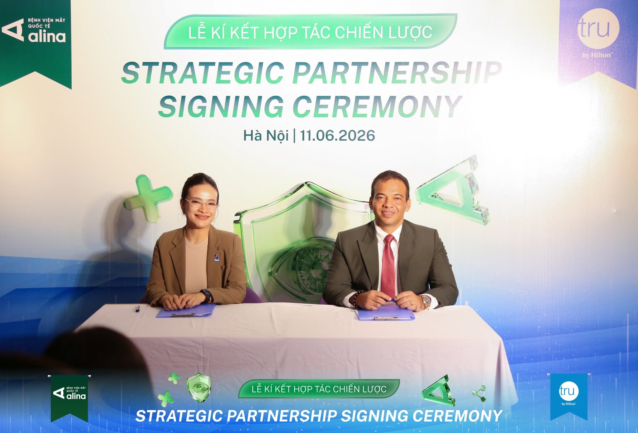 Lễ ký kết hợp tác giữa Bệnh viện Mắt Quốc tế Alina và TNH