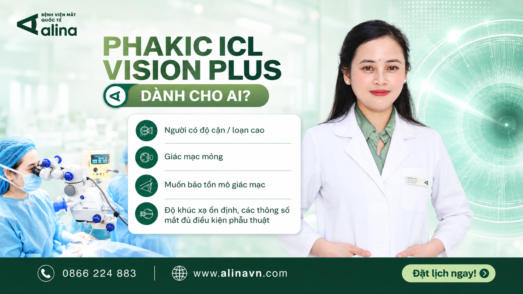 Phakic ICL Vision Plus dành cho ai?
